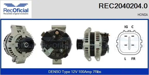 Comprar Alternador Honda CR-V  RE a bajo precio