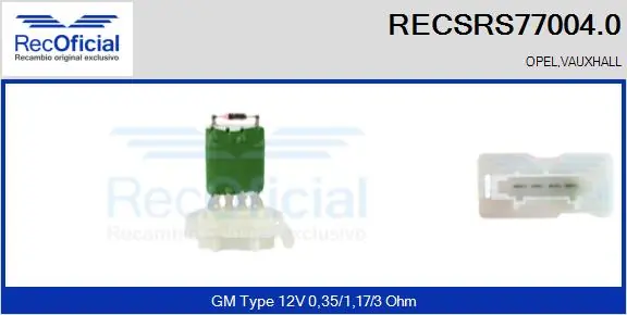 RECSRS770040 Recoficial