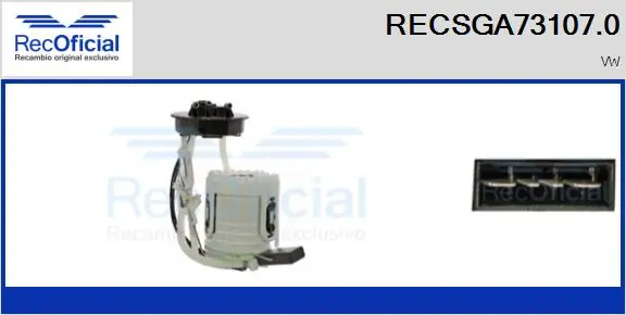 Comprar Módulo de bomba de combustible con sensor de nivel de combustible Volkswagen Golf III 1H1 a bajo precio