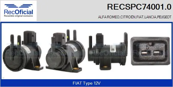 RECSPC740010 Recoficial