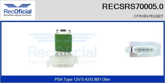 RECSRS700050 Recoficial