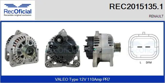 Comprar Dynamo Megane II LM0, LM1