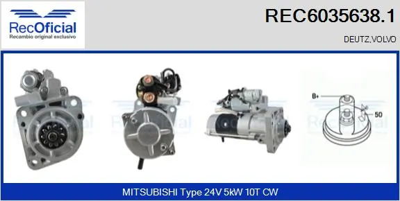 Motor de arranque para Renault Trucks TRUCK PREMIUM