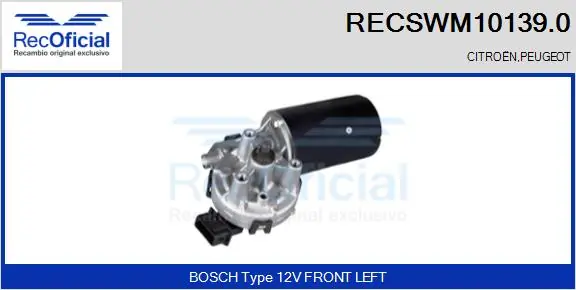 Comprar Motor del limpiaparabrisas Peugeot 206 2E, K a bajo precio