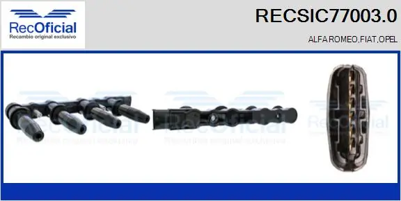 Precio del repuesto Bobina de encendido Vectra  sedán