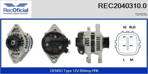 REC20403100 Recoficial