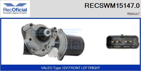 Comprar Motor del limpiaparabrisas Renault Scenic II JM0, JM1 a bajo precio