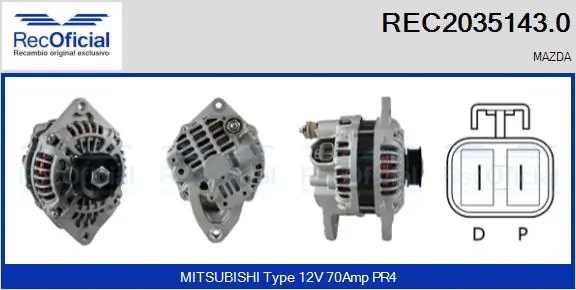 Comprar Alternador Mazda 323 V BA a bajo precio