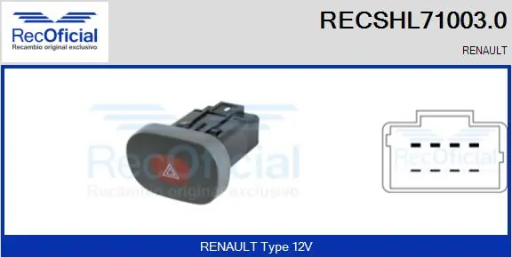 RECSHL710030 Recoficial