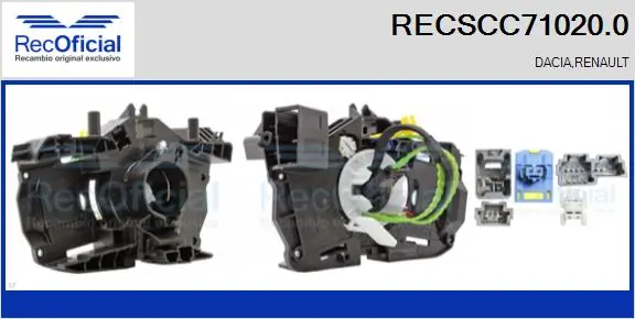 Comprar Anillo de contacto del volante Dacia Lodgy  JS a bajo precio