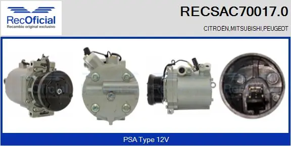 RECSAC700170 Recoficial