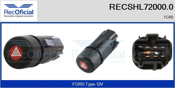 Comprar Botón de emergencia Ford Transit  V184/5 a bajo precio