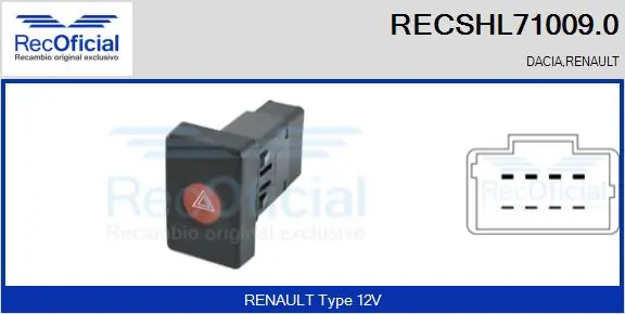 Comprar Botón de emergencia Renault LOGAN I LS a bajo precio