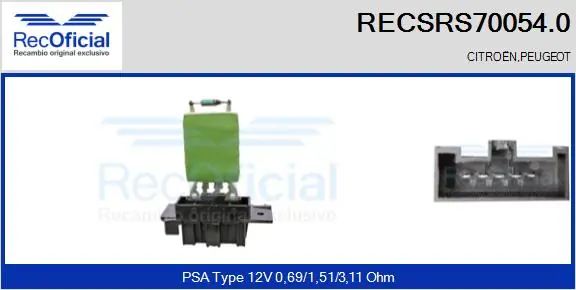 RECSRS700540 Recoficial