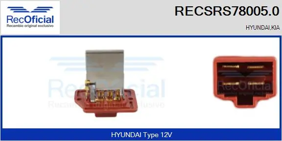 RECSRS780050 Recoficial