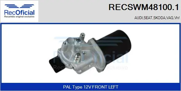 Comprar Motor del limpiaparabrisas Seat Toledo II 1M2 a bajo precio