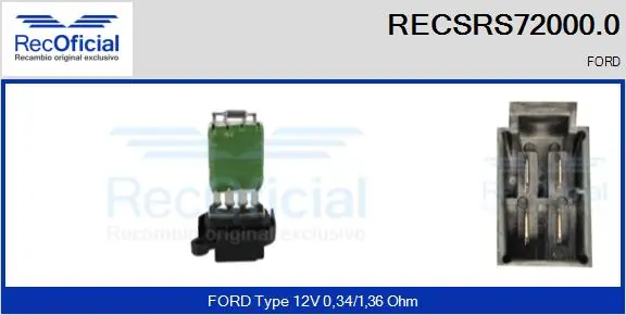 RECSRS720000 Recoficial