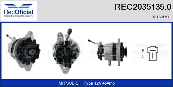 Comprar Alternador Mitsubishi L 300  L03P, L02P a bajo precio