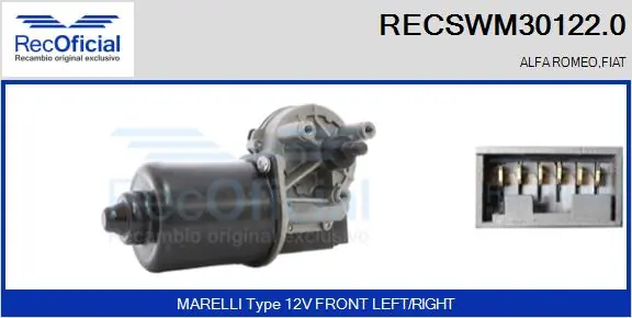 Comprar Motor del limpiaparabrisas Alfa Romeo 156  932 a bajo precio