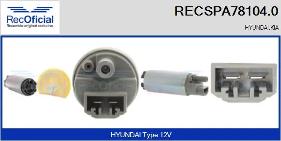 RECSPA781040 Recoficial