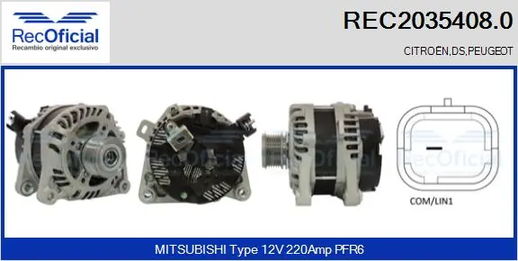 REC20354080 Recoficial