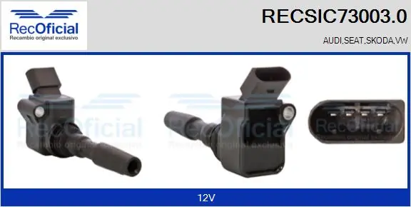 Bobina de encendido Seat Leon  (5F1)