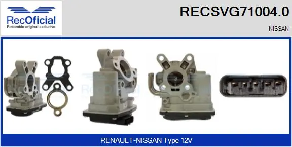 Válvula EGR para Renault Trucks Mascott HH