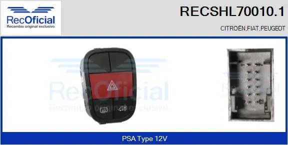 Comprar Botón de emergencia Fiat Fiorino  225 a bajo precio