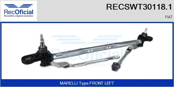 Comprar Trapezio del limpiaparabrisas Fiat Panda II 169A a bajo precio