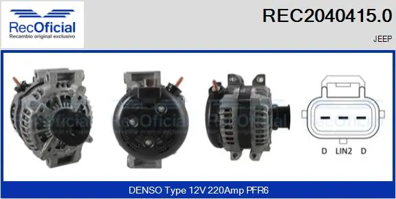 REC20404150 Recoficial