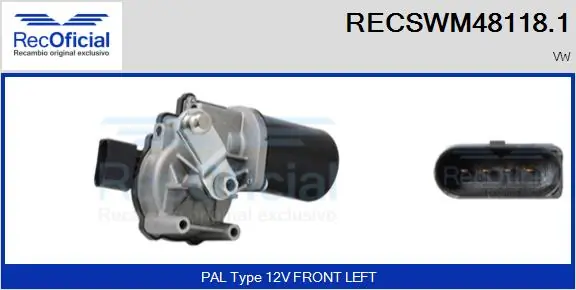 Comprar Motor del limpiaparabrisas Volkswagen Crafter  SYI, SYJ a bajo precio
