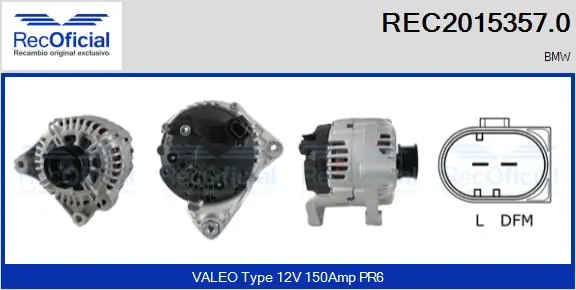 Alternador de coche BMW 3  (1998-2005)