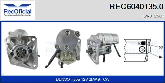 Comprar Motor de arranque Land Rover Discovery II LJ ,LT a bajo precio