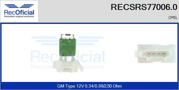 RECSRS770060 Recoficial