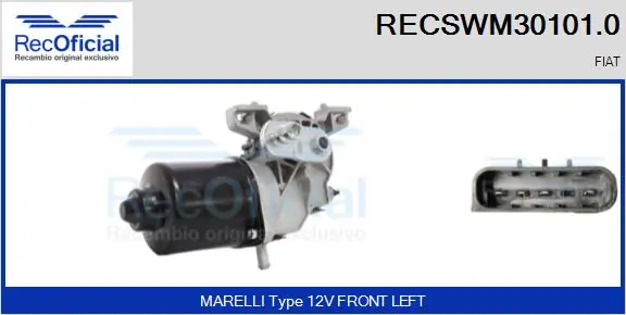 Comprar Motor del limpiaparabrisas Fiat Panda II 169A a bajo precio