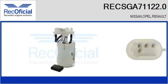 RECSGA711220 Recoficial