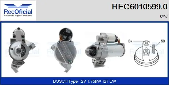 Comprar Motor de arranque BMW 7 G11, G12 a bajo precio