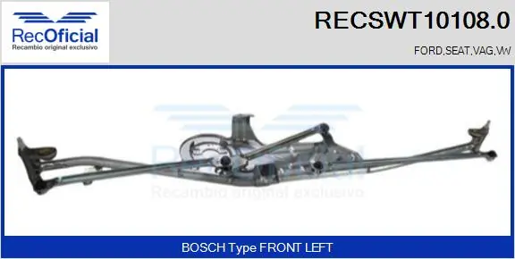 Comprar Trapezio del limpiaparabrisas Ford Galaxy WA6 a bajo precio