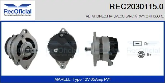 REC20301150 Recoficial