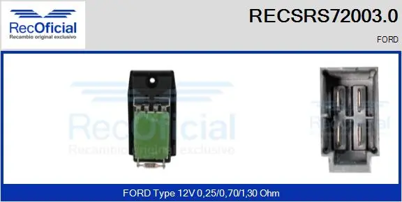 RECSRS720030 Recoficial