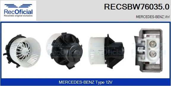 RECSBW760350 Recoficial