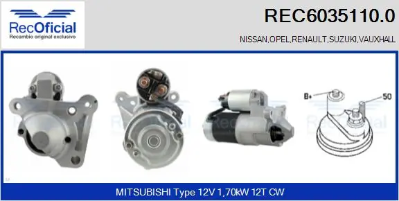 REC60351100 Recoficial