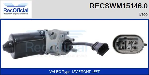 Motor del limpiaparabrisas Renault Master II (HD, FD)