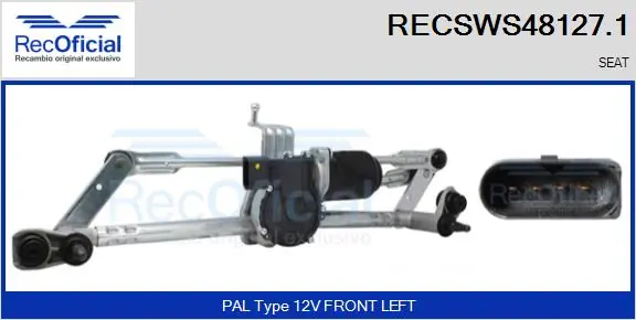 Comprar Trapezio del limpiaparabrisas Seat Ibiza V KJ1, KJG a bajo precio