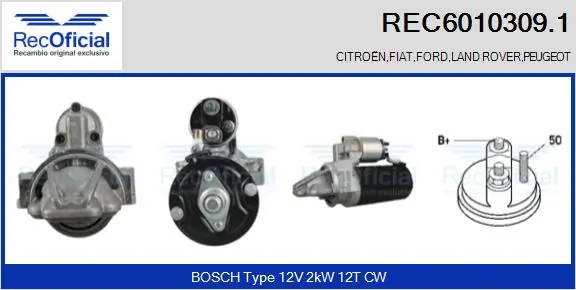Comprar Motores de arranque Transit  V347/8