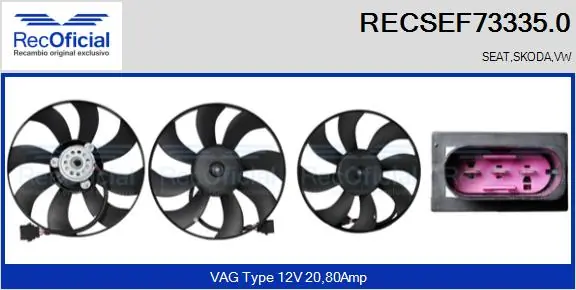 RECSEF733350 Recoficial