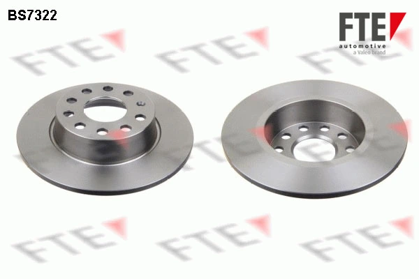 Disco de freno trasero 1618886780 Peugeot/Citroen
