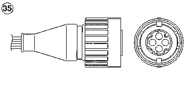 Sonda lambda para BMW 5 E34
