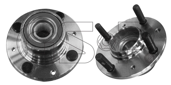  Cubo de rueda trasero Mitsubishi Lancer 5