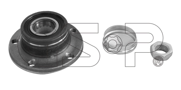 Cubo de rueda trasero para Fiat Tipo 356